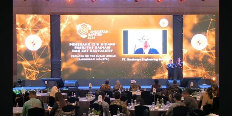 PT Greatways NDT - BAPETEN AWARD 2024